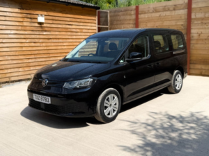 2024 Volkswagen Caddy Maxi 5 SEAT Petrol Wheelchair Accessible Disabled Access Vehicle Wav in Black — image 4
