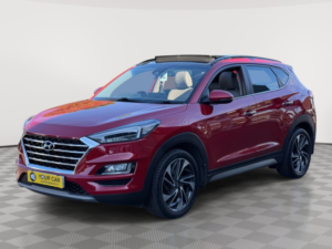 2019 Hyundai Tucson 1.6 T-Gdi Premium Se SUV 5dr Petrol Dct Euro 6 (s/s) (177 Ps) in Red — image 3