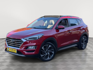 2019 Hyundai Tucson 1.6 T-Gdi Premium Se SUV 5dr Petrol Dct Euro 6 (s/s) (177 Ps) in Red — image 4