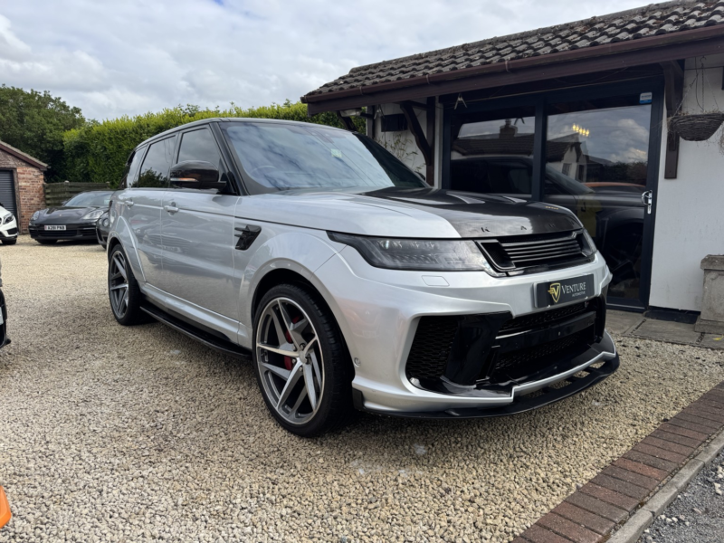 2018 Land Rover Range Rover Sport 5.0 P575 V8 Svr Kahn Pace Car Editon in Silver — image 1