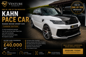 2018 Land Rover Range Rover Sport 5.0 P575 V8 Svr Kahn Pace Car Editon in Silver — image 3
