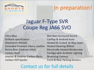 2016 Jaguar F-Type 5.0 V8 Svr Auto AWD Euro 6 (s/s) 2dr in Blue — image 2