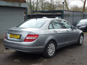2009 Mercedes-Benz C Class 2.1 C200 Cdi Elegance Saloon 4dr Diesel Auto Euro 4 (136 Ps) in Silver — image 4