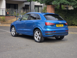 2016 Audi Q3 2.0 Tdi S Line Plus SUV 5dr Diesel S Tronic Quattro Euro 6 (s/s) (184 Ps) in Blue — image 4