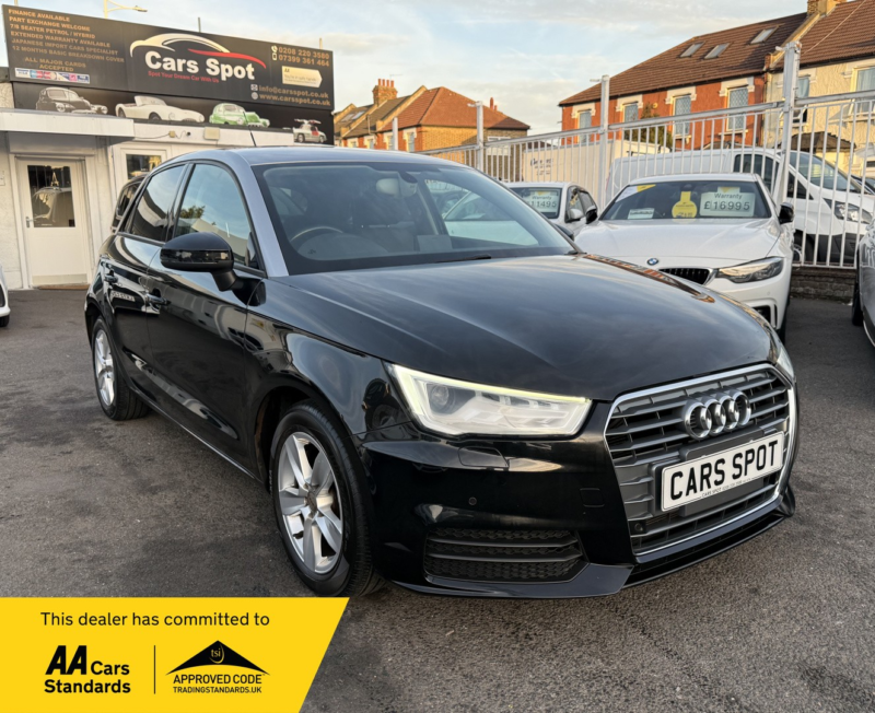 2018 Audi A1 1.0 Tfsi Sportback Fresh Import Verified Mile Finance Avb in Black — image 1