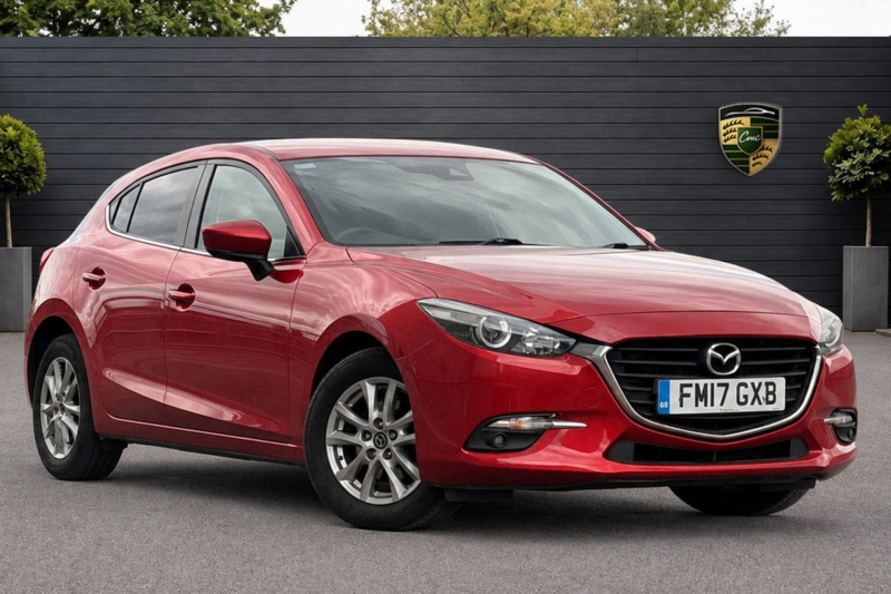 2017 Mazda Mazda3 1.5 Skyactiv-D Se-L Nav Euro 6 (s/s) 5dr in Red — image 1