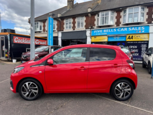 2018 Peugeot 108 1.2 Puretech Allure Euro 6 5dr in Red — image 2