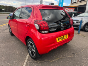 2018 Peugeot 108 1.2 Puretech Allure Euro 6 5dr in Red — image 3