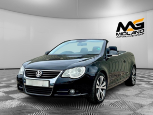 2007 Volkswagen Eos 2.0 Tfsi Sport Cabriolet Euro 4 2dr in Black — image 3