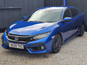 2020 Honda Civic 1.6 I-Dtec Sr Euro 6 (s/s) 5dr in Blue — image 3