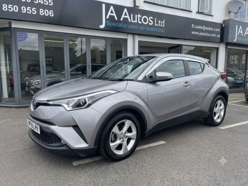 2018 Toyota C-Hr 1.8 Vvt-H Icon SUV 5dr Petrol Hybrid CVT Euro 6 (s/s) (122 Ps) in Silver — image 1