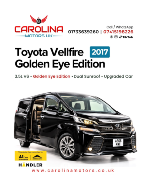 2017 Toyota Vellfire 3.5l Petrol-30 Series-Golden Eyes Edition-Ulez/caz Pass-Free 48months Gold Warranty & 12months Aa Breakdown Cover. in Black — image 4