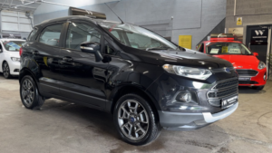 2014 Ford Ecosport 1.5 Tdci Titanium X Diesel Black 5dr Low Tax+leather+cruise in Black — image 4