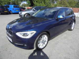 2014 BMW 1 Series 116 Sport 1600 Petrol 5 Door Hatchback in Blue — image 3