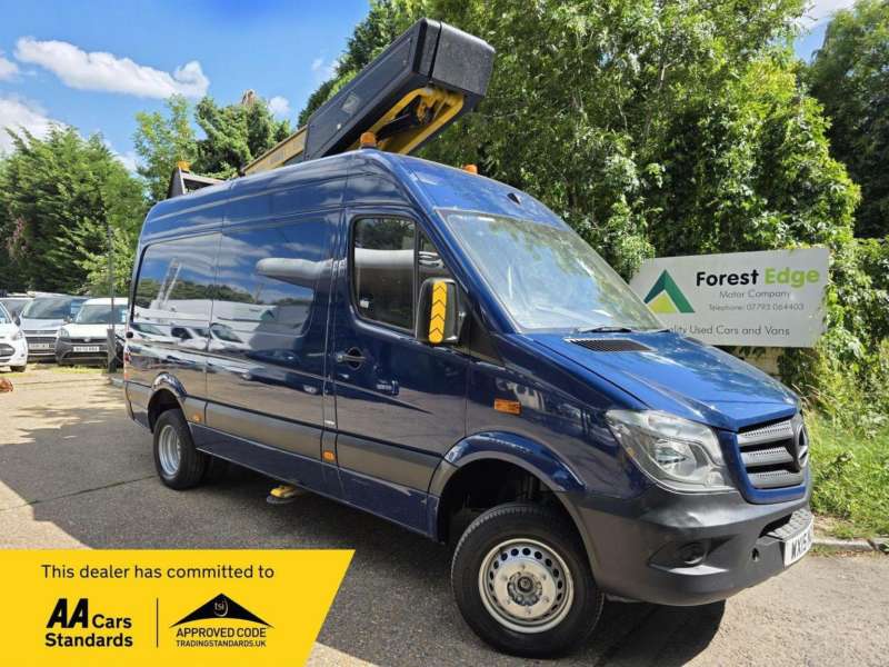 2015 Mercedes-Benz Sprinter 2.1 513 Cdi 4WD 4x4 L3 H3 Cherry Picker in Blue — image 1
