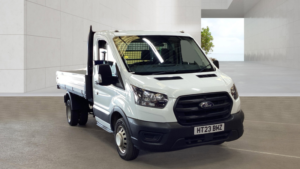 2023 Ford Transit 2.0 350 Ecoblue Hd Leader Single Cab Tipper 2dr Diesel Manual Rwd L2 Euro 6 130 Ps in White — image 3