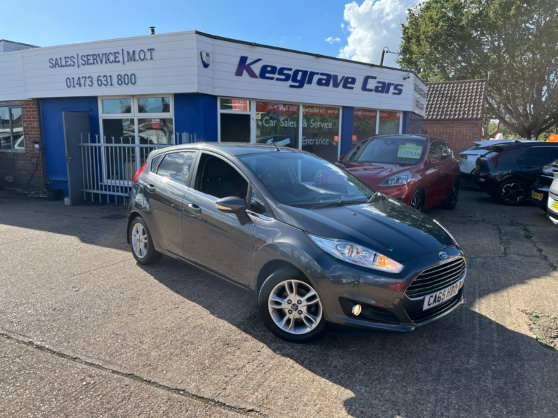 2016 Ford Fiesta 1.0t Ecoboost Zetec Hatchback 5dr Petrol Manual Euro 6 (s/s) (100 Ps) in Grey — image 1