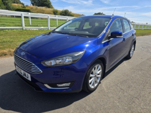 2015 Ford Focus 1.6 Titanium Powershift Euro 6 5dr in Blue — image 4