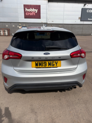 2019 Ford Focus 1.0t Ecoboost St-Line Hatchback 5dr Petrol Manual Euro 6 (s/s) (125 Ps) in Silver — image 4