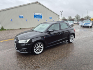 2018 Audi A1 1.0 Tfsi S Line Sportback Euro 6 (s/s) 5dr (nav) in Black — image 3
