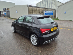 2018 Audi A1 1.0 Tfsi S Line Sportback Euro 6 (s/s) 5dr (nav) in Black — image 4