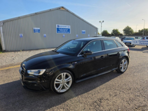 2015 Audi A3 2.0 Tdi S Line Sportback S Tronic Euro 6 (s/s) 5dr in Black — image 3