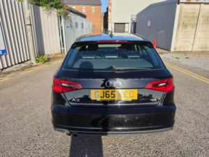 2015 Audi A3 2.0 Tdi S Line Sportback S Tronic Euro 6 (s/s) 5dr in Black — image 5