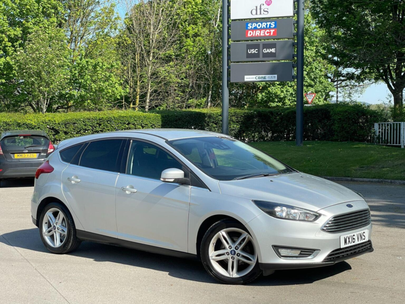2016 Ford Focus 1.5 Tdci Titanium Euro 6 (s/s) 5dr in Silver — image 1