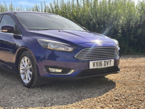 2016 Ford Focus 1.5 Tdci Titanium Euro 6 (s/s) 5dr in Blue — image 3