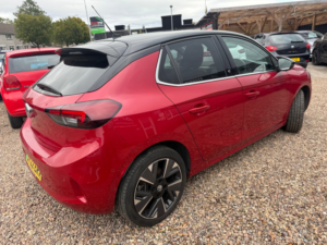2022 Vauxhall Corsa Electric 50kwh Elite Premium Hatchback 5dr Electric Auto (136 Ps) in Red — image 3