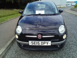 2015 Fiat 500 500 1.2 69hp Lounge 2015 in Black — image 2