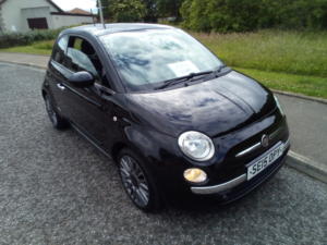 2015 Fiat 500 500 1.2 69hp Lounge 2015 in Black — image 3