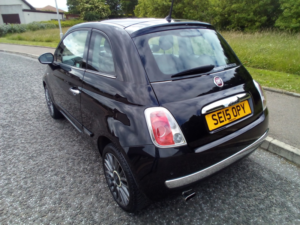 2015 Fiat 500 500 1.2 69hp Lounge 2015 in Black — image 6