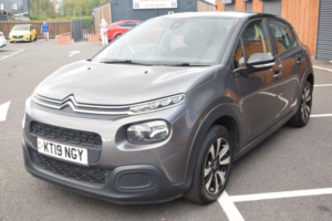 2019 Citroen C3 1.2 Puretech Feel Euro 6 (s/s) 5dr in Grey — image 3