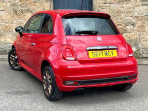 2017 Fiat 500 0.9 Twinair S Hatchback 3dr Petrol Manual Euro 6 (s/s) (85 Bhp) in Red — image 2