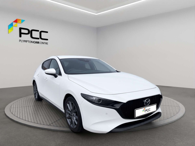 2022 Mazda 3 2.0 3 Sport Luxury Mhev 5dr in White — image 1