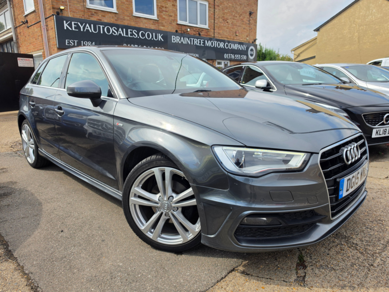 2015 Audi A3 1.4 Tfsi Cod S Line Sportback 5dr Petrol S Tronic Euro 6 (s/s) (150 Ps) in Grey — image 1