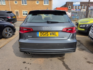 2015 Audi A3 1.4 Tfsi Cod S Line Sportback 5dr Petrol S Tronic Euro 6 (s/s) (150 Ps) in Grey — image 4