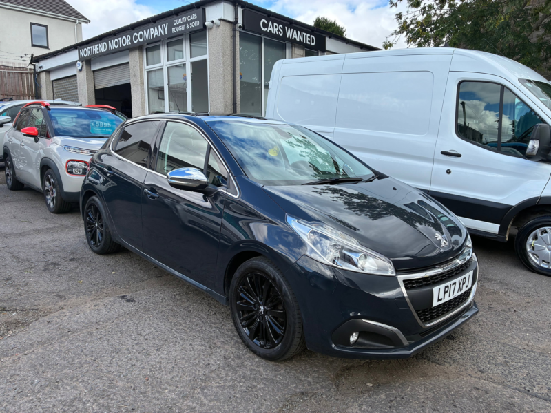 2017 Peugeot 208 1.2 Puretech Allure Premium Hatchback 5dr Petrol Manual Euro 6 (82 Ps) in Grey — image 1
