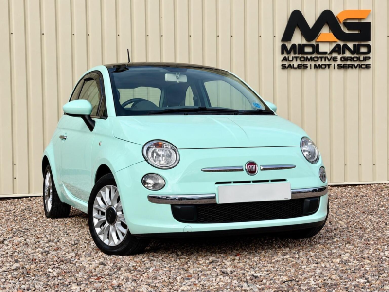 2014 Fiat 500 1.2 Lounge Euro 6 (s/s) 3dr in Green — image 1