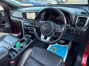 2018 Kia Sportage 1.6 Crdi Gt-Line S Dct Euro 6 (s/s) 5dr in Red — image 3