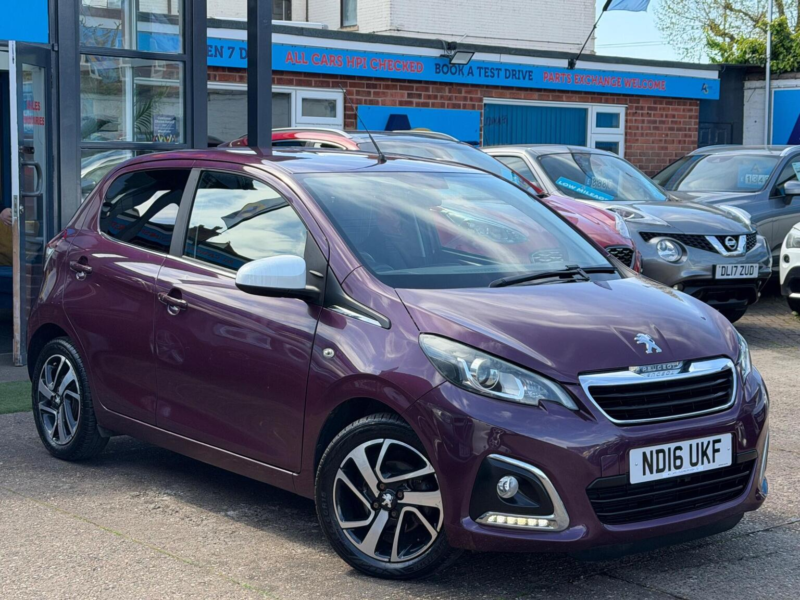 2016 Peugeot 108 1.2 Puretech Allure Euro 6 5dr in Purple — image 1