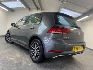2017 Volkswagen Golf 1.4 Tsi Bluemotion Tech Se Nav Hatchback 5dr Petrol DSG Euro 6 (s/s) (125 Ps) in Grey — image 3