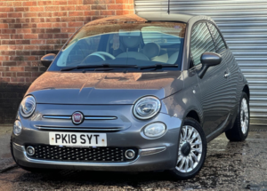 2018 Fiat 500 1.2 Lounge Euro 6 (s/s) 3dr in Grey — image 2