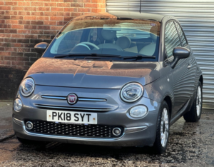 2018 Fiat 500 1.2 Lounge Euro 6 (s/s) 3dr in Grey — image 5