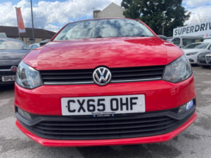 2015 Volkswagen Polo 1.0 Bluemotion Tech S Euro 6 (s/s) 5dr in Red — image 2