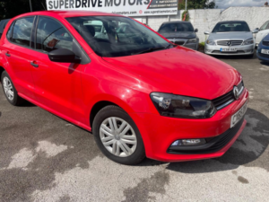 2015 Volkswagen Polo 1.0 Bluemotion Tech S Euro 6 (s/s) 5dr in Red — image 5