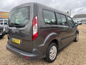 2018 Ford Grand Tourneo Connect Side Loading Ramp Switch Conversion Wav Wheelchair Accessible Vehicle 1.5 Tdci Zetec in Grey — image 2