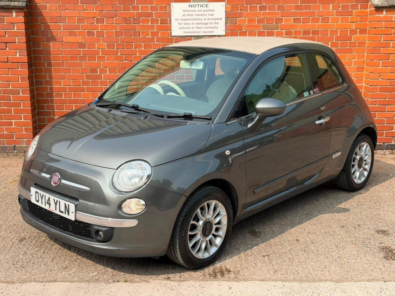 2014 Fiat 500c 1.2 Lounge Euro 6 (s/s) 2dr in Grey — image 1