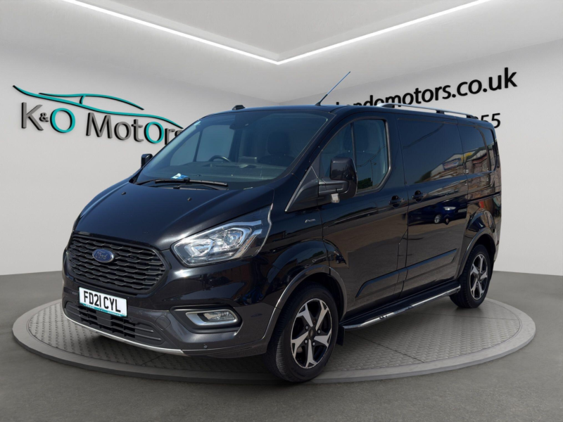 2021 Ford Transit Custom 2.0 300 Ecoblue Active L1 H1 Euro 6 (s/s) 5dr in Black — image 1